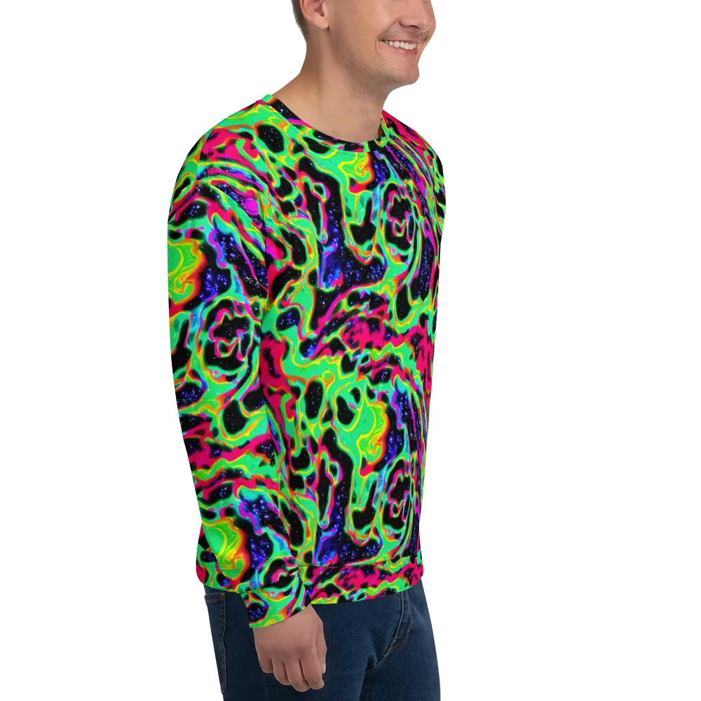 Galactic Ooze on Sweatshirt — Right Front