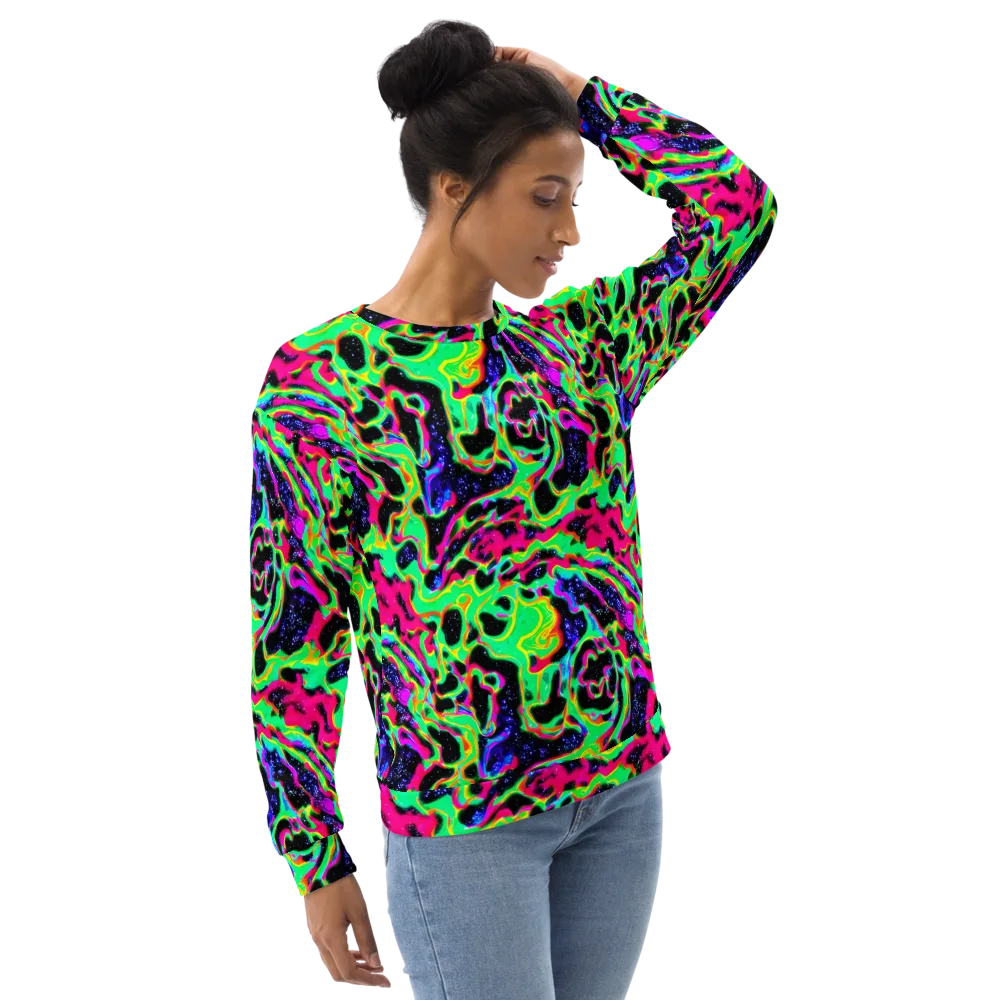 Galactic Ooze on Sweatshirt — Right Front