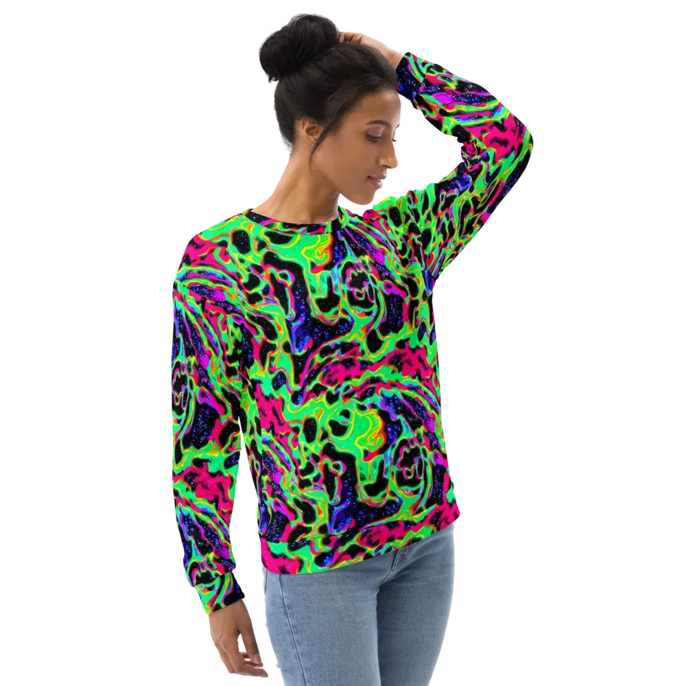 Galactic Ooze on Sweatshirt — Right Front