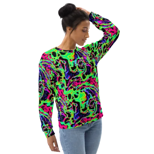 Galactic Ooze on a Sweatshirt