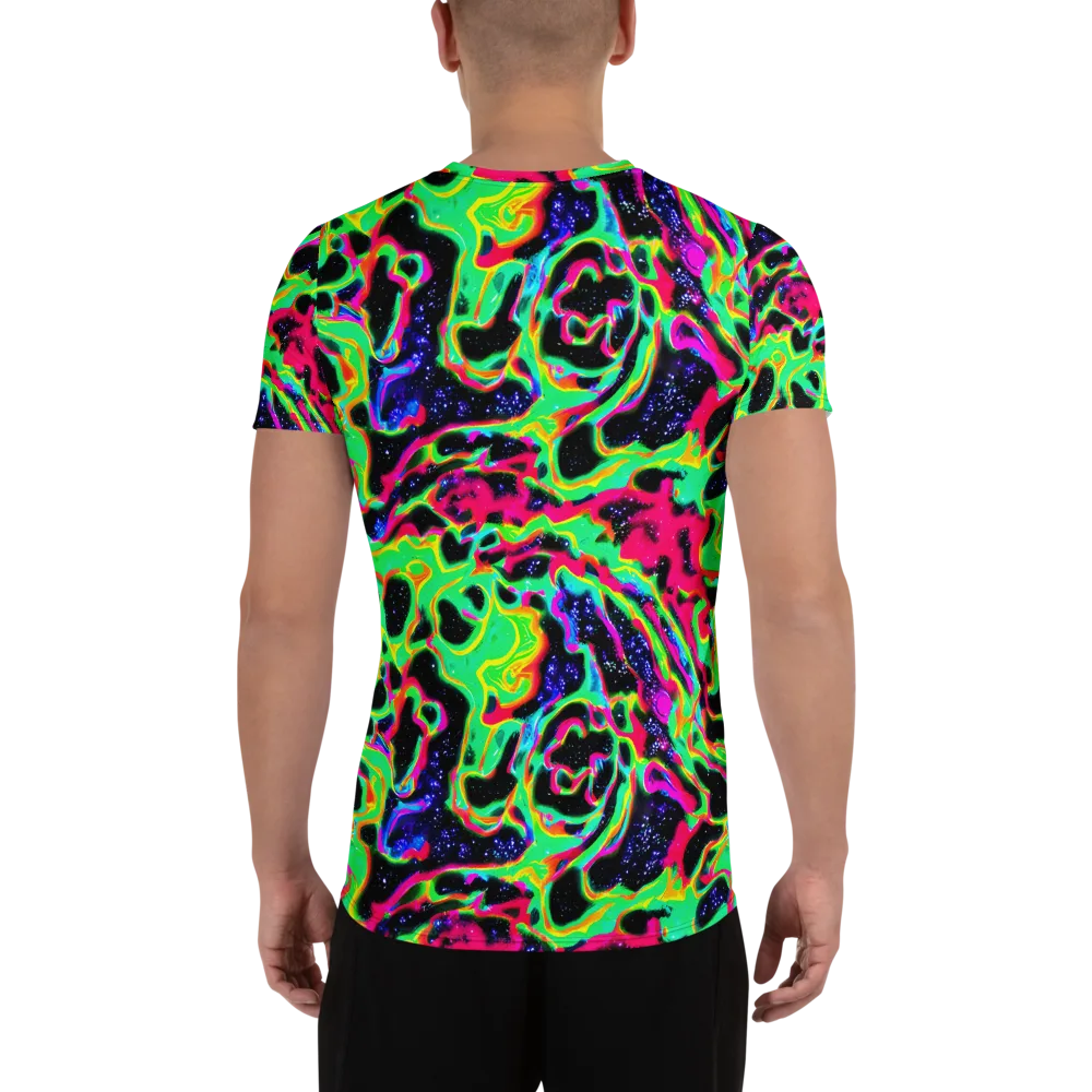 Galactic Ooze on Men's Athletic T-Shirt — Back