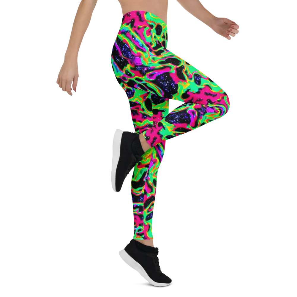 Galactic Ooze on Leggings — Right