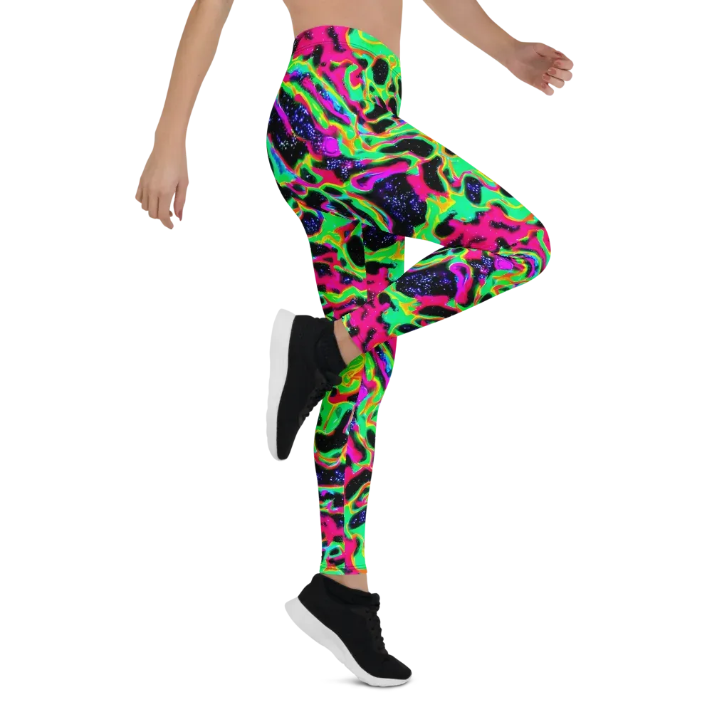 Galactic Ooze on Leggings — Right
