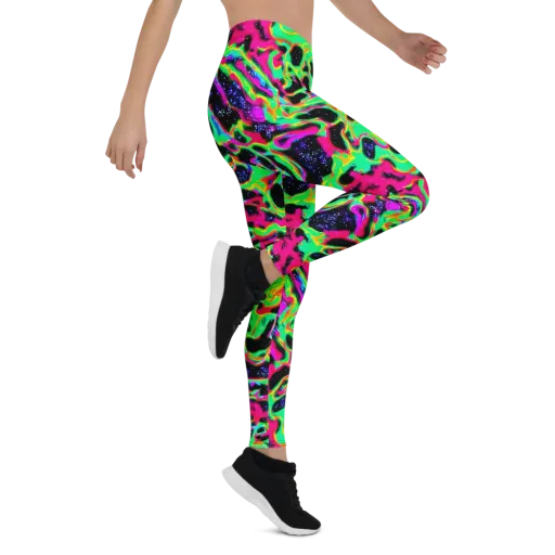 Galactic Ooze on a Leggings