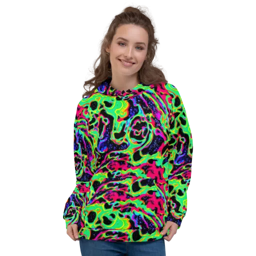 Galactic Ooze on a Hoodie