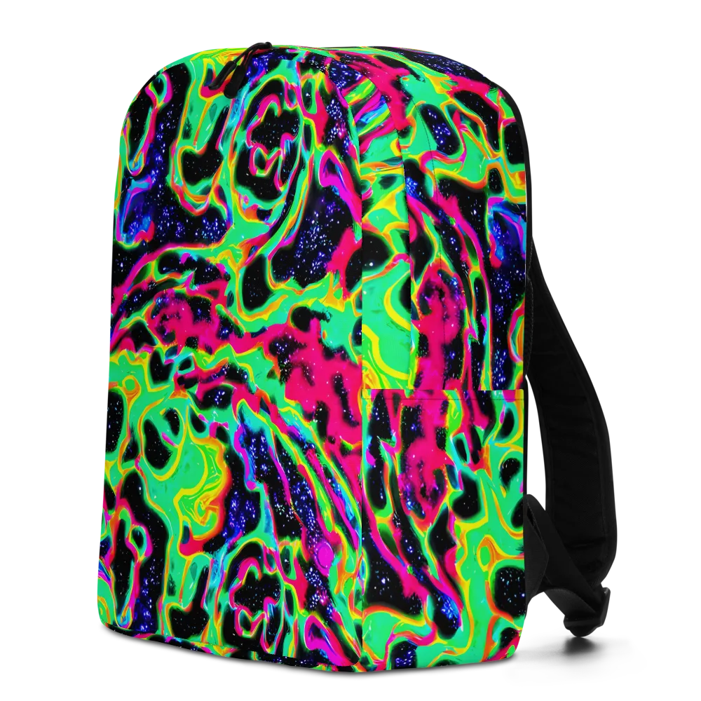 Galactic Ooze on Minimalist Backpack — Left