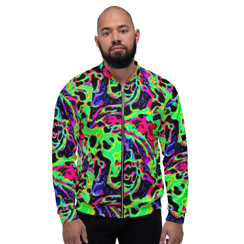 Galactic Ooze on Bomber Jacket — Front