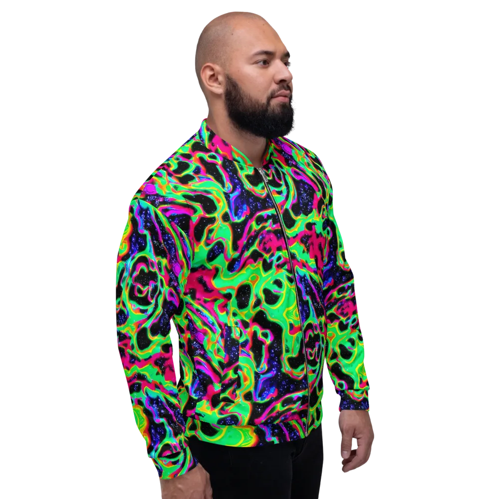 Galactic Ooze on Bomber Jacket — Right