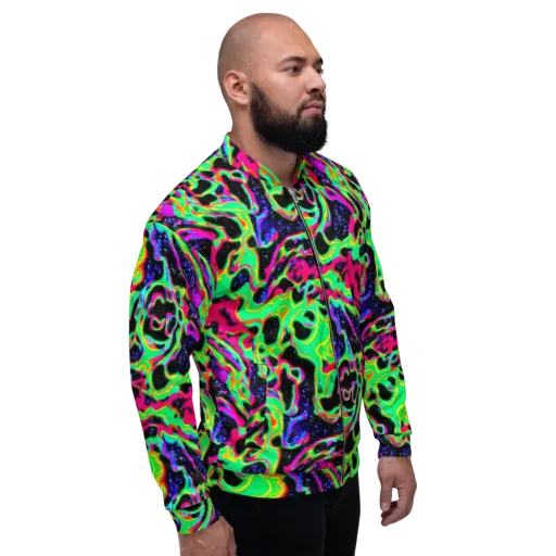 Galactic Ooze on a Bomber Jacket