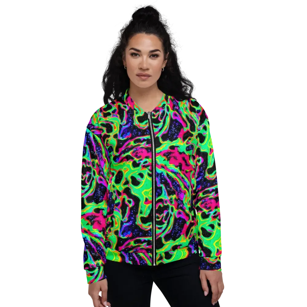 Galactic Ooze on Bomber Jacket — Front