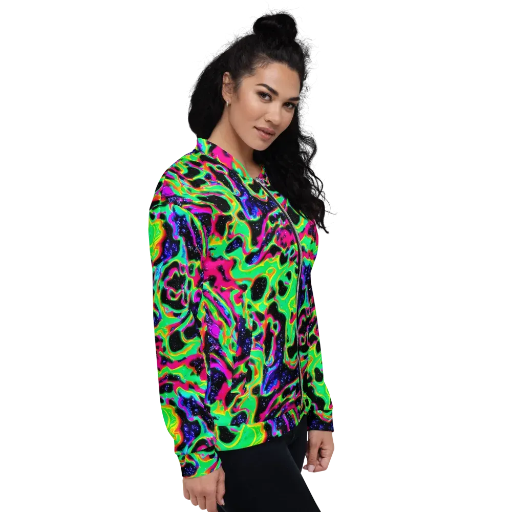 Galactic Ooze on Bomber Jacket — Right