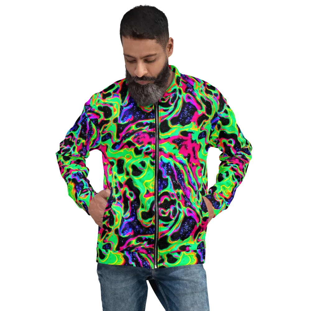 Galactic Ooze on Bomber Jacket — Front