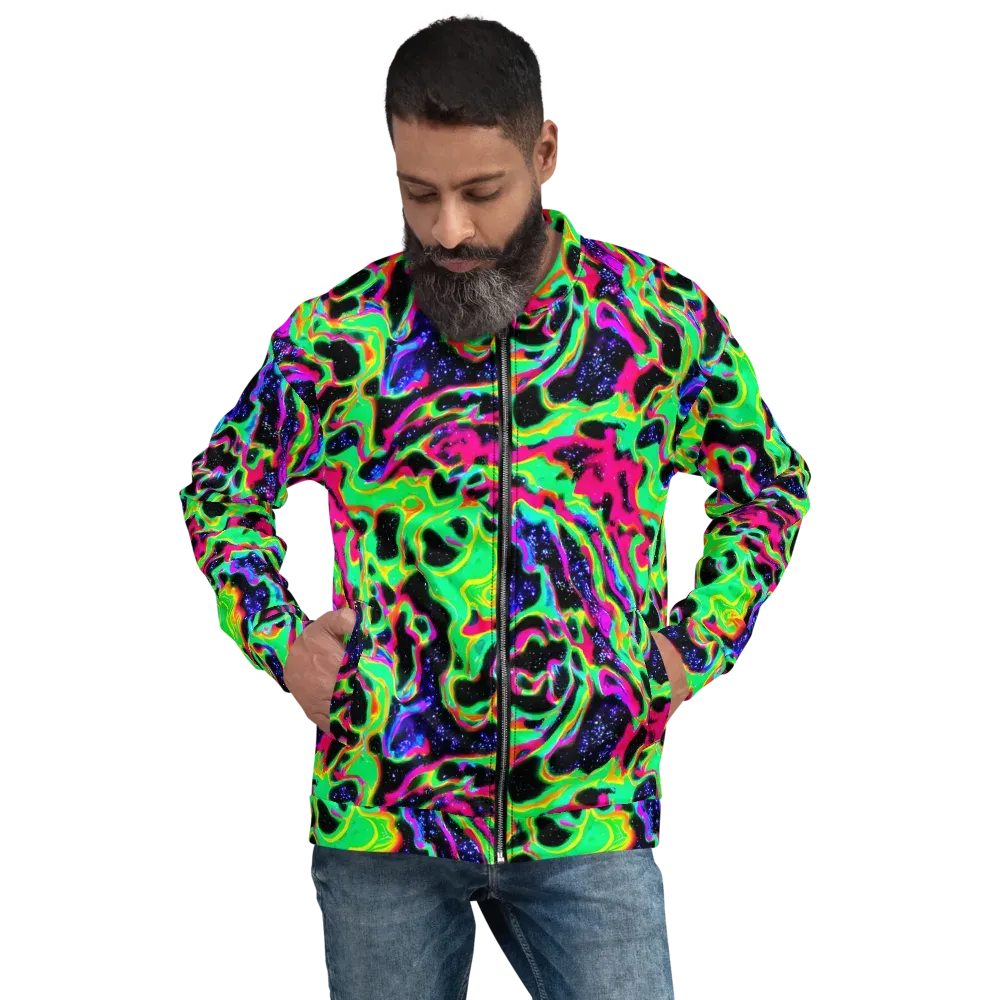Galactic Ooze on Bomber Jacket — Front