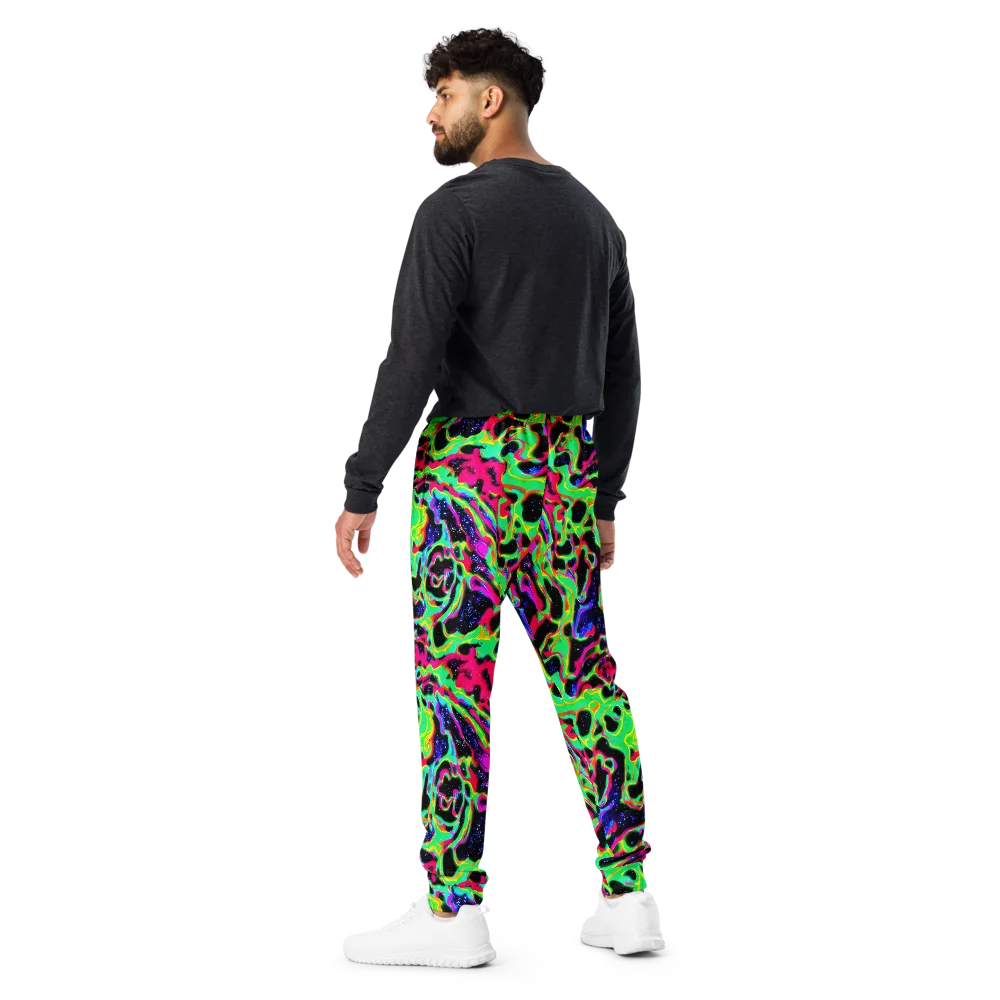 Galactic Ooze on Men's Joggers — Back