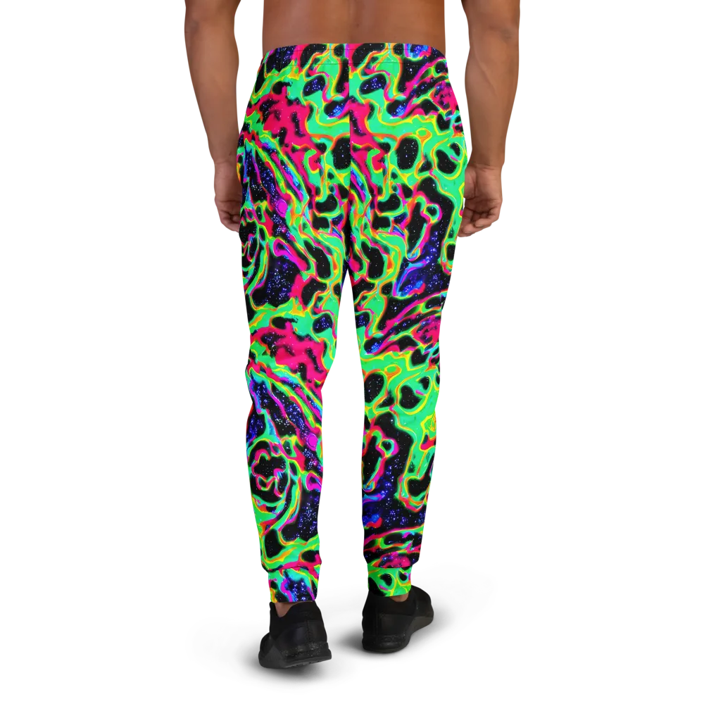 Galactic Ooze on Men's Joggers — Back