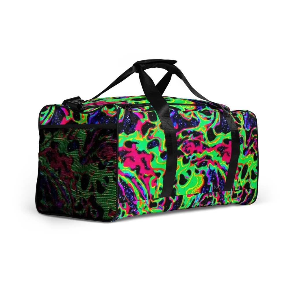 Galactic Ooze on Duffle Bag — Right Front