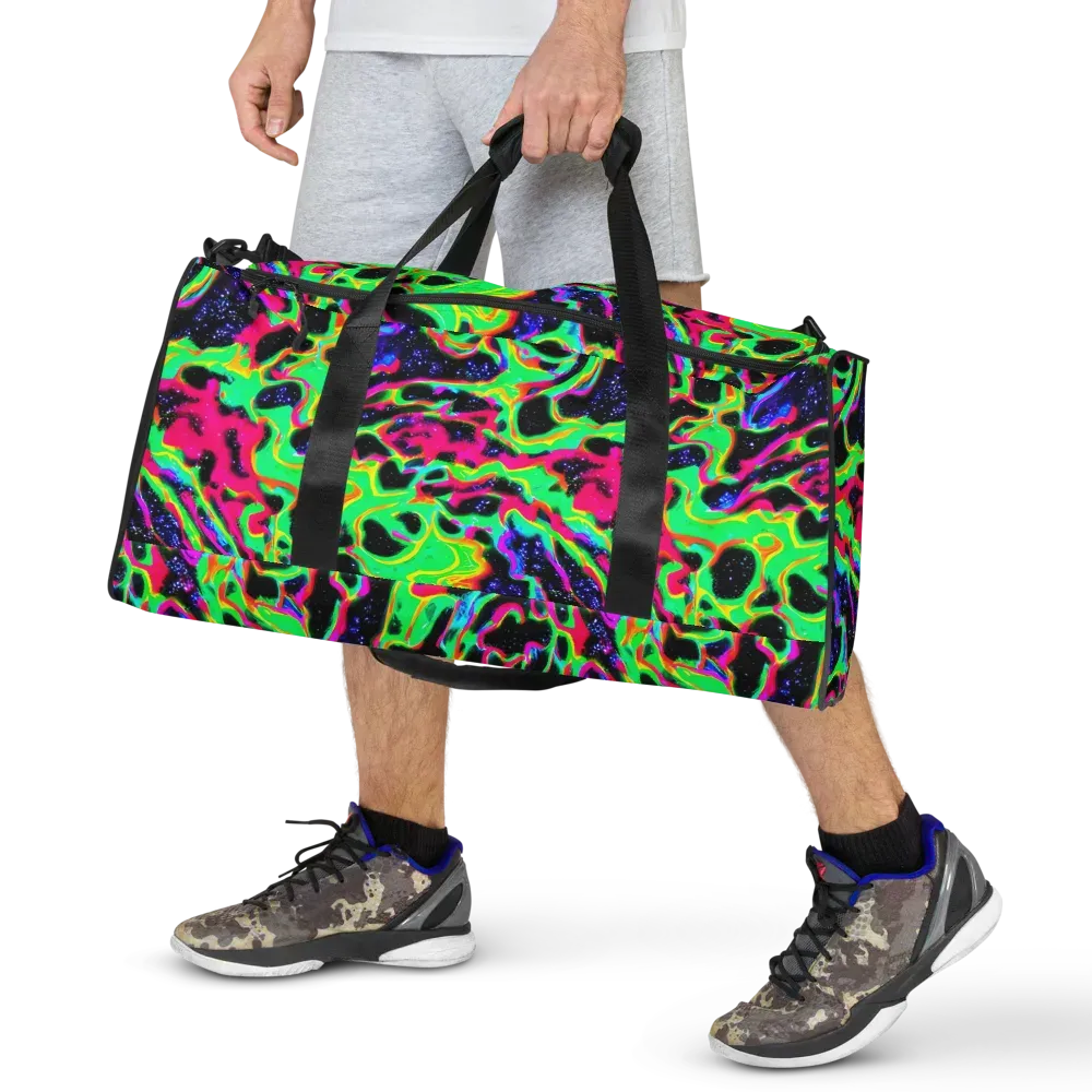 Galactic Ooze on Duffle Bag — Front
