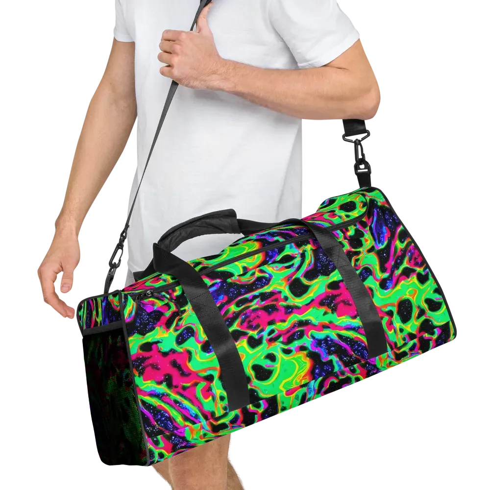 Galactic Ooze on Duffle Bag — Right Front