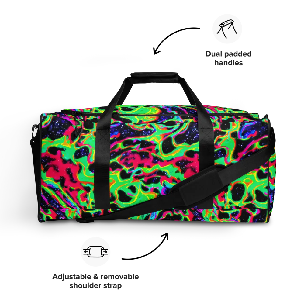 Galactic Ooze on Duffle Bag — Front