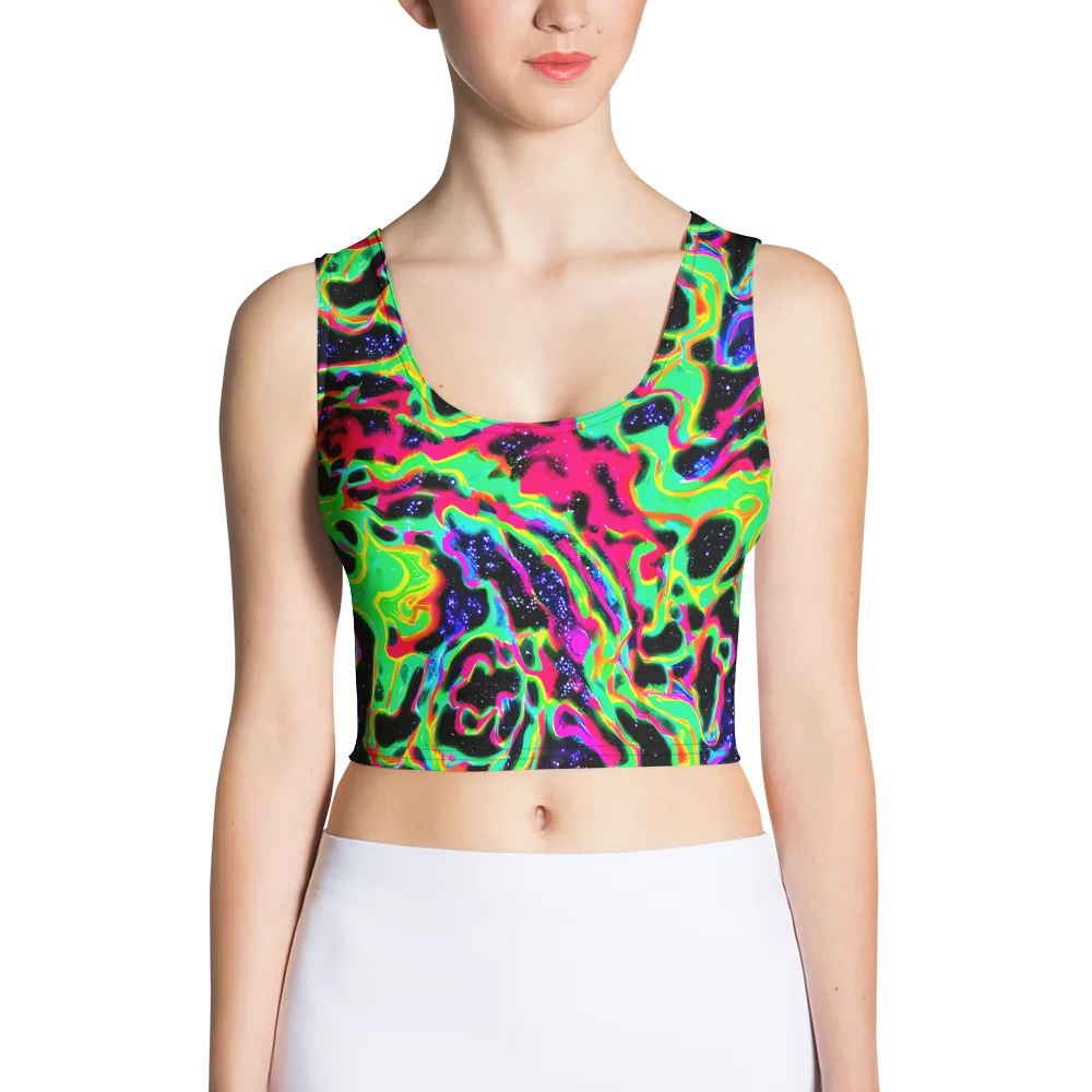 Galactic Ooze on Crop Top — Front