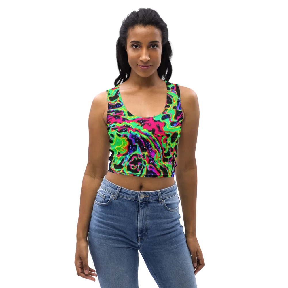 Galactic Ooze on Crop Top — Front