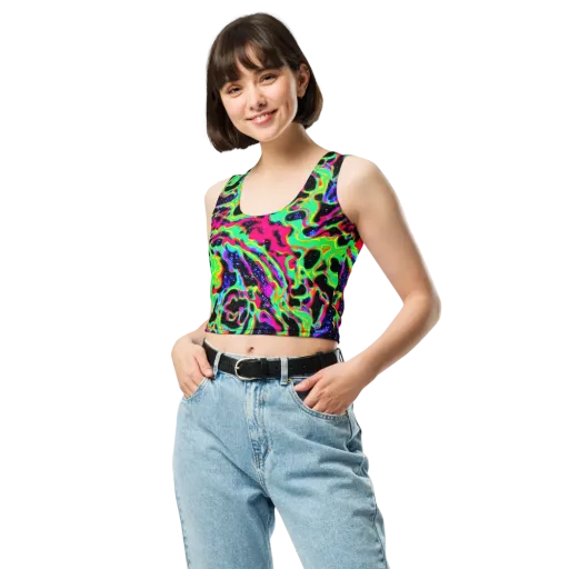 Galactic Ooze on a Crop Top