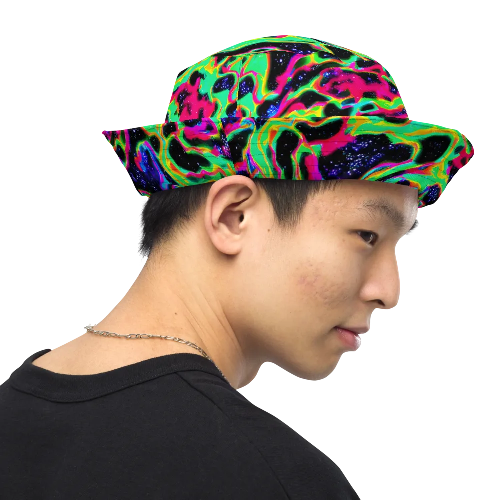 Galactic Ooze on Reversible Bucket Hat — Right Outside