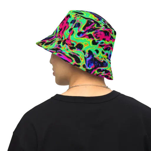 Galactic Ooze on a Reversible Bucket Hat