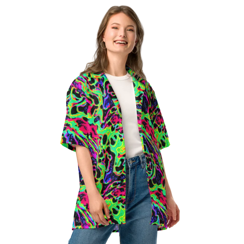Galactic Ooze on Button Shirt — Front