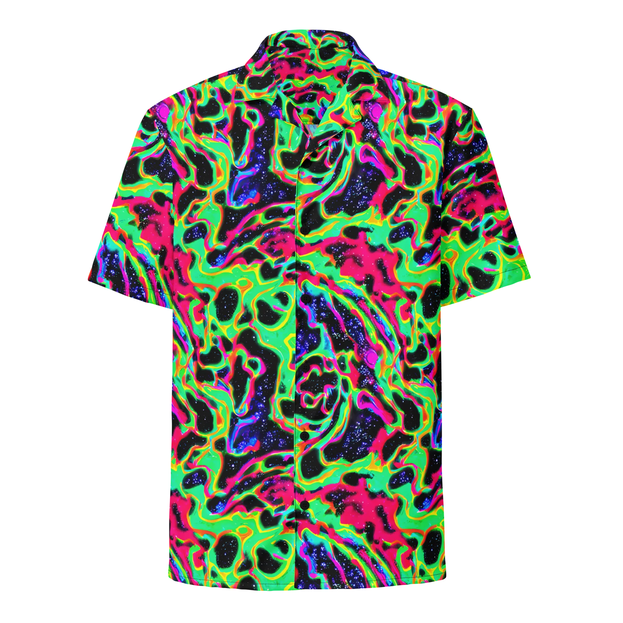 Galactic Ooze on Button Shirt — Front