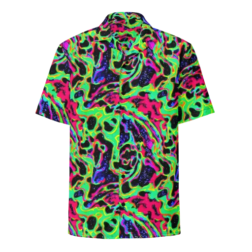 Galactic Ooze on a Button Shirt