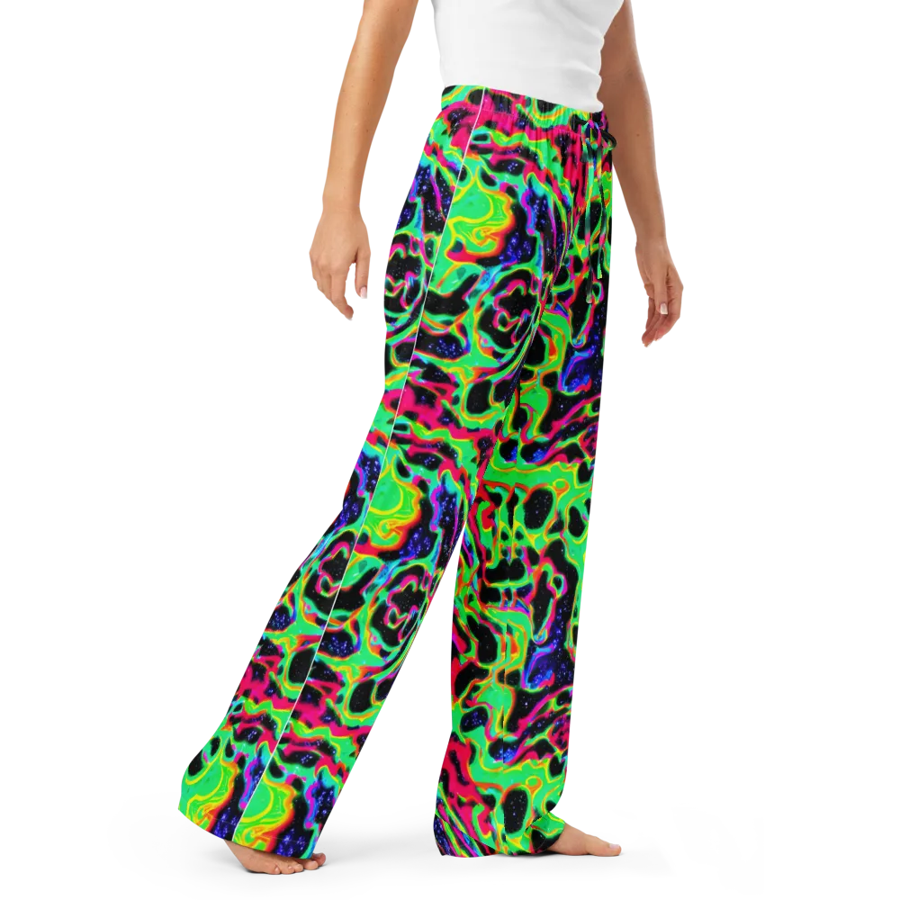 Galactic Ooze on Women's Pajama Pants — Right Front