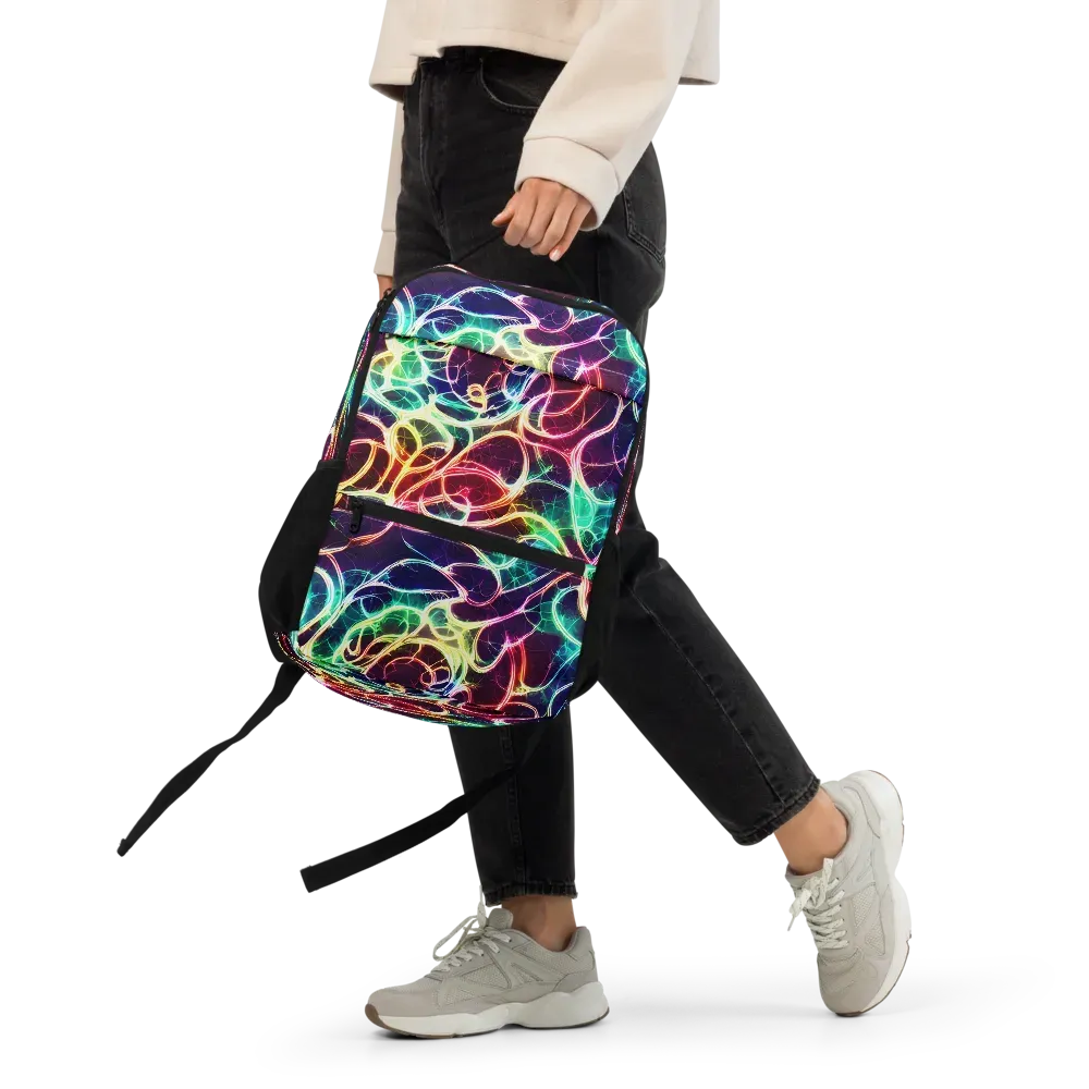 Electric Lace on Utility Backpack — Front