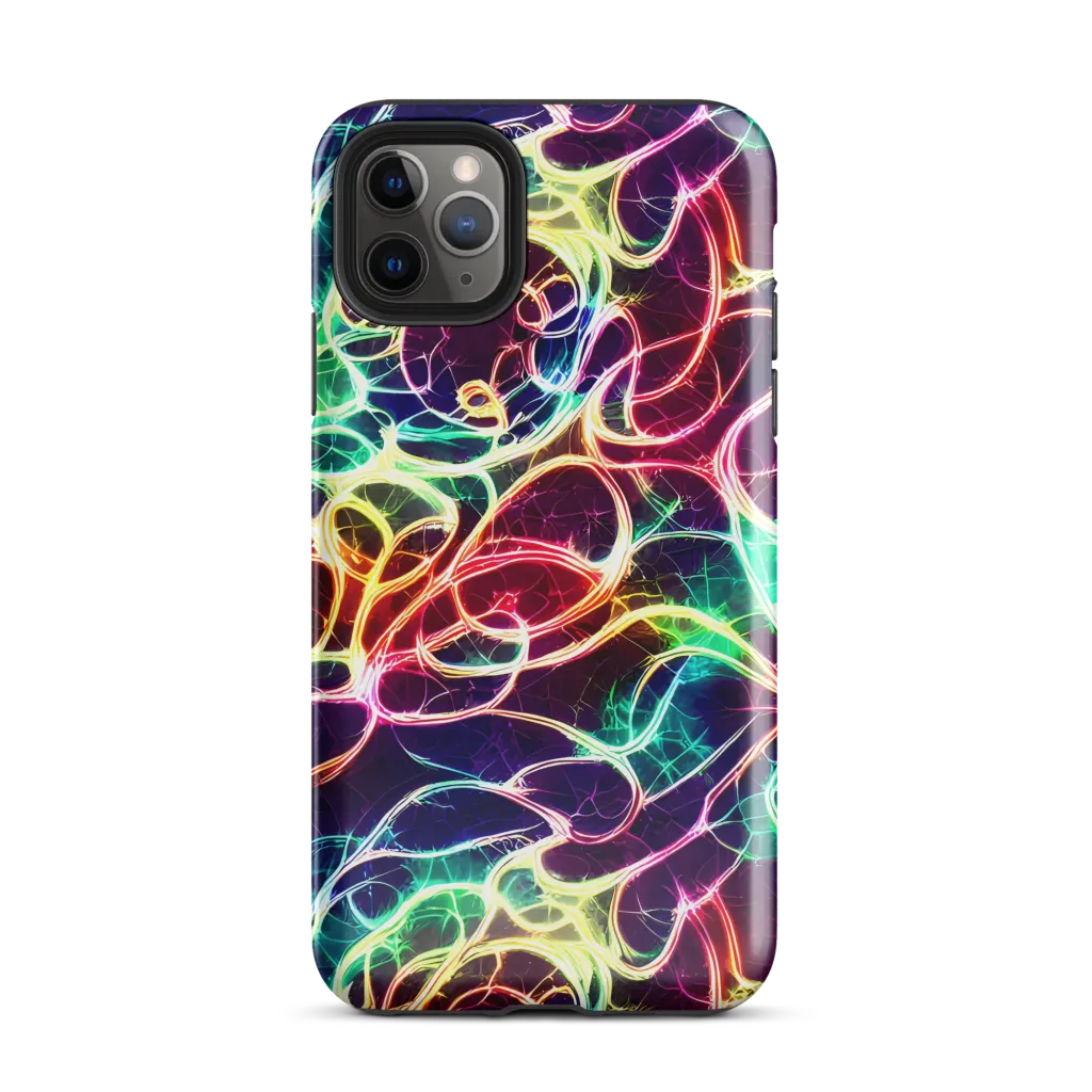 Electric Lace on Tough Case for iPhone® — Front