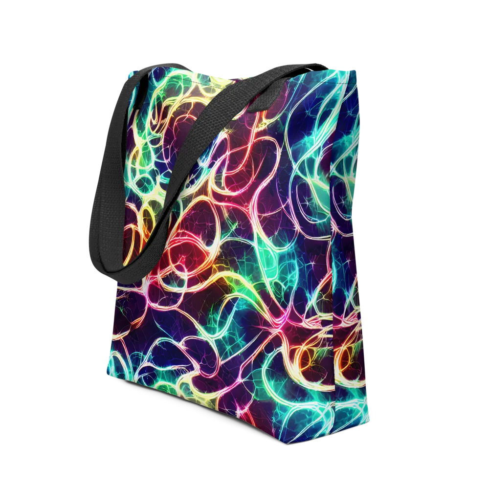 Electric Lace on Tote Bag — Front