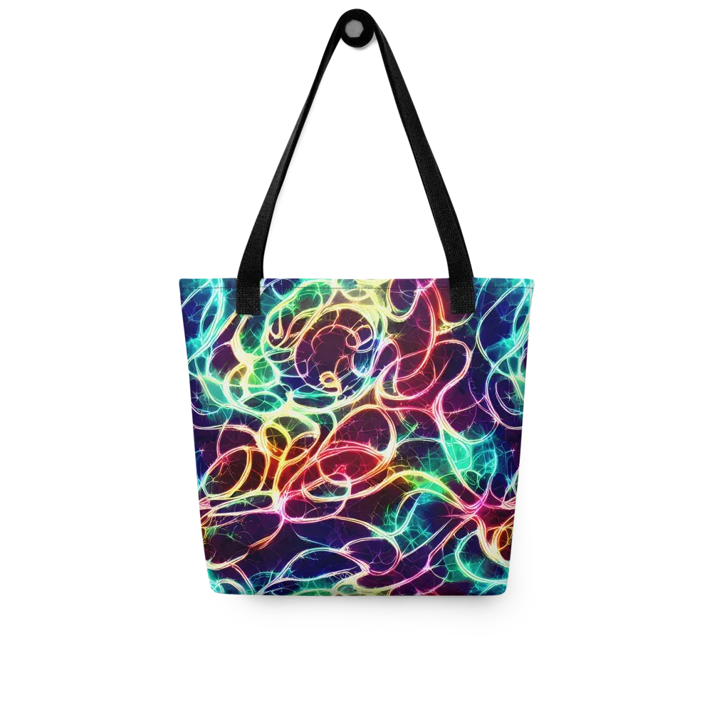 Electric Lace on Tote Bag — Front