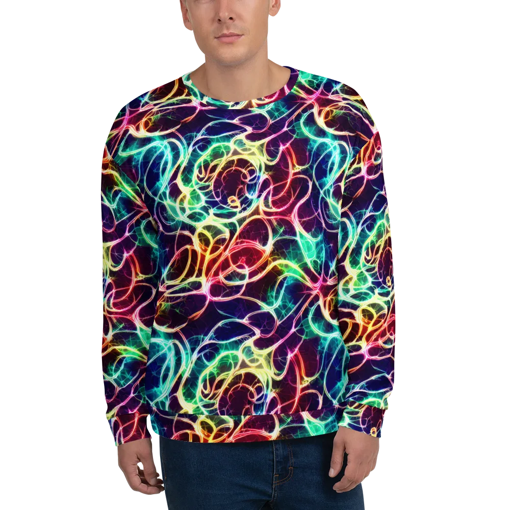 Electric Lace on Sweatshirt — Front