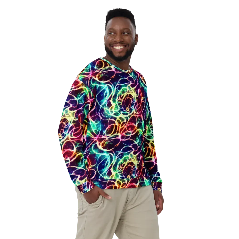 Electric Lace on Sweatshirt — Front