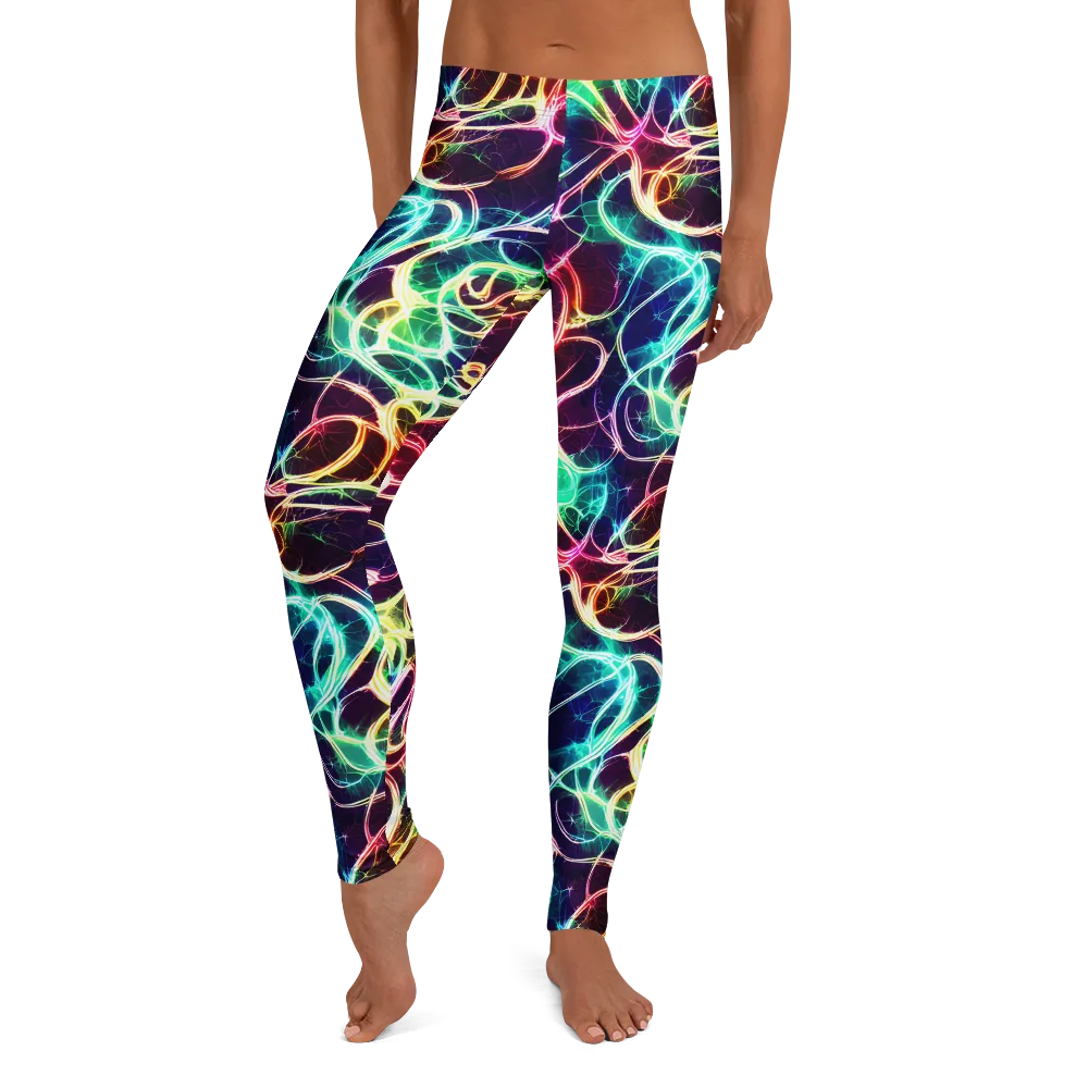 Electric Lace on Leggings — Front