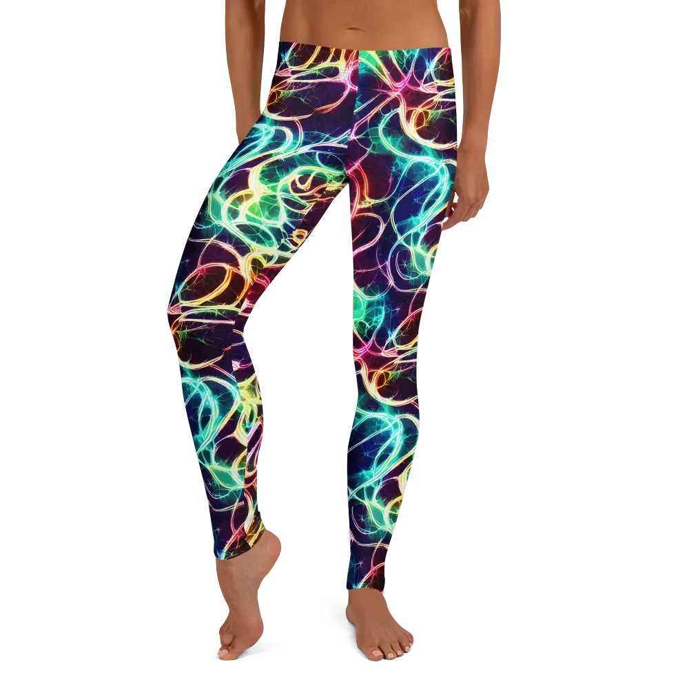 Electric Lace on Leggings — Front