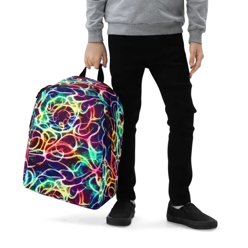 Electric Lace on a Minimalist Backpack