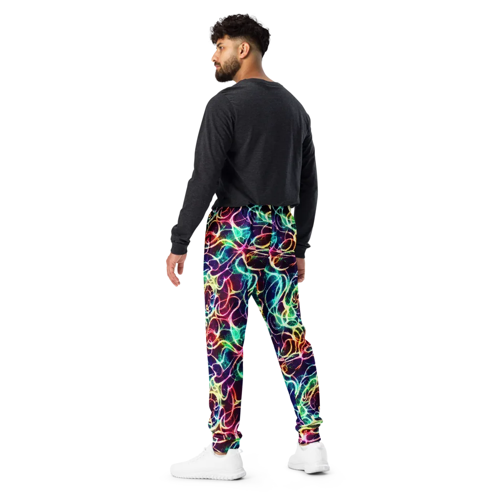 Electric Lace on Men's Joggers — Back