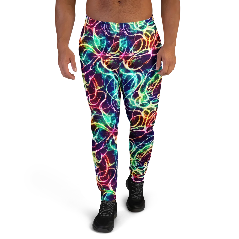 Electric Lace on Men's Joggers — Front