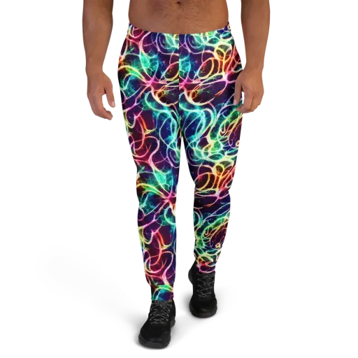 Electric Lace on a Men's Joggers
