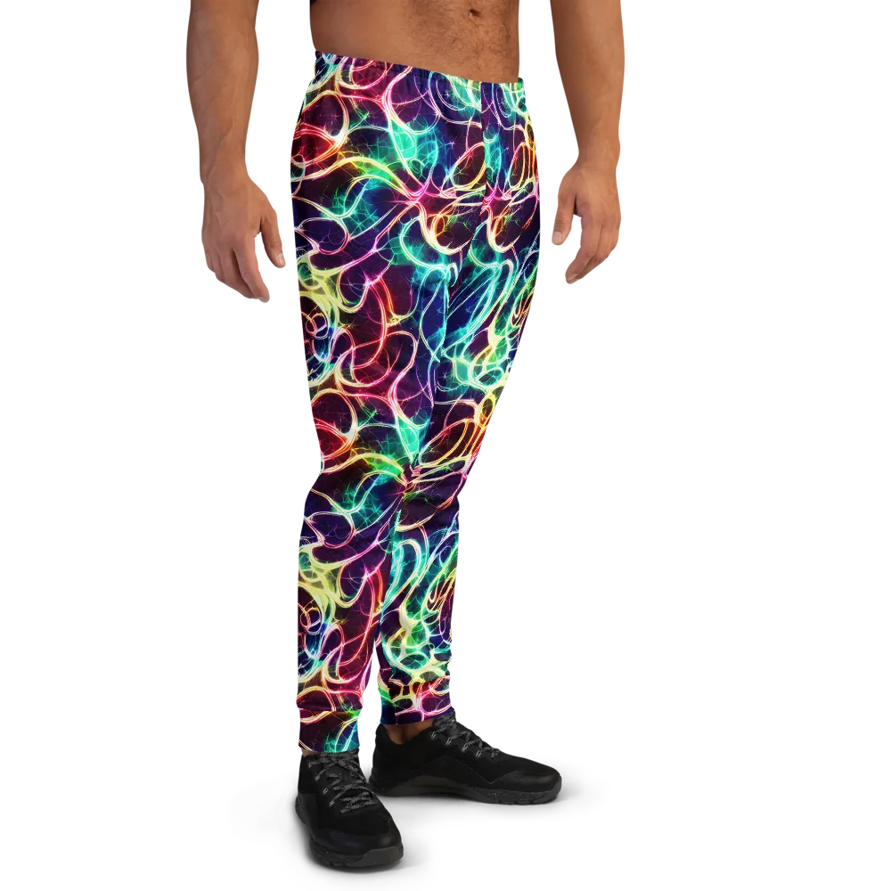 Electric Lace on Men's Joggers — Right