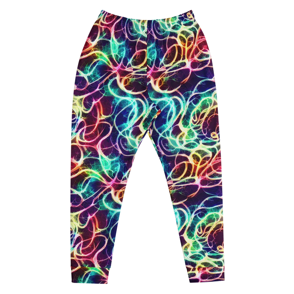 Electric Lace on Men's Joggers — Front
