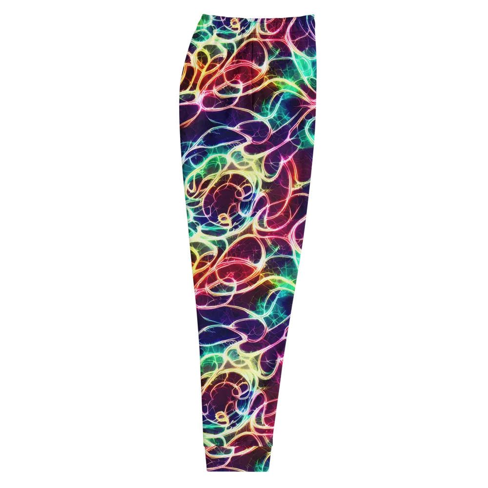 Electric Lace on Men's Joggers — Right