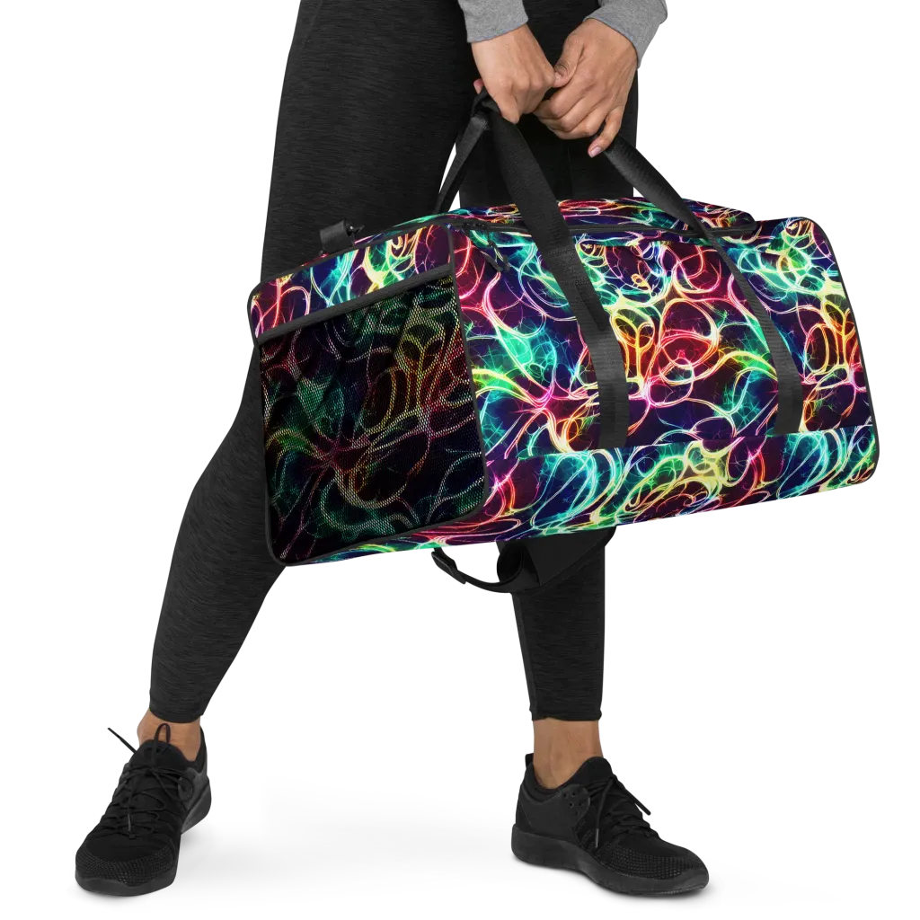 Electric Lace on Duffle Bag — Right Front