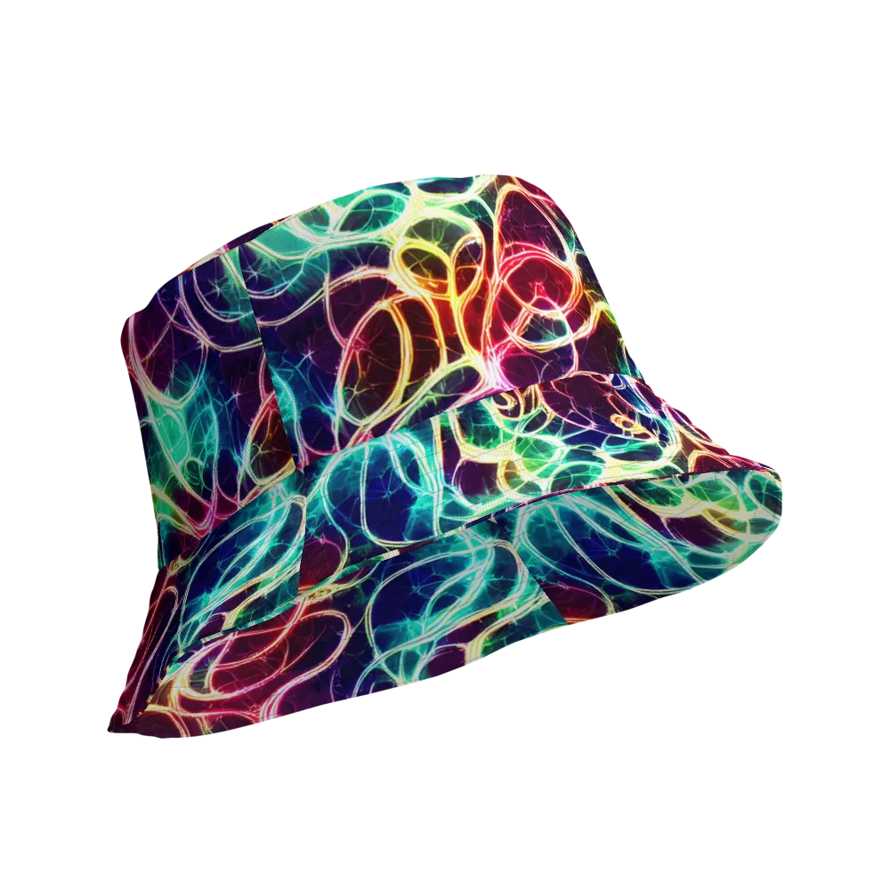Electric Lace on Reversible Bucket Hat — Product details Outside