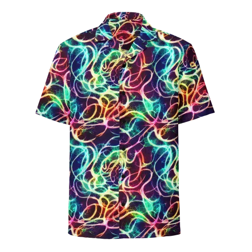 Electric Lace on a Button Shirt